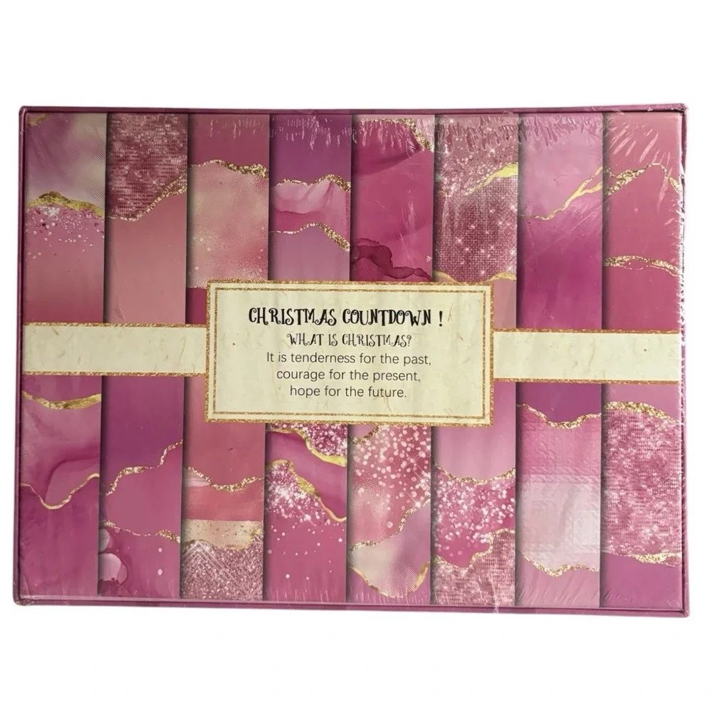 Pink Christmas Gnome Advent Calendar Puzzle 1008 Piece 24 Day Sealed